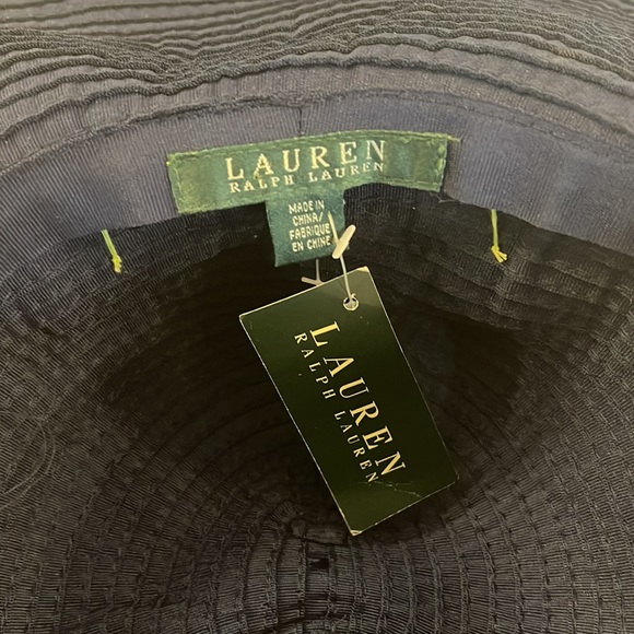 Lauren by Ralph Lauren Women’s Floppy Blue Sunhat - Picture 4 of 7